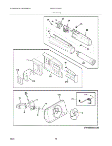 06 - Controls parts for Electrolux Refrigerator FRSS2323AB2 from AppliancePartsPros.com