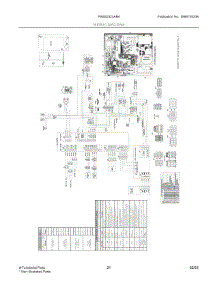12 - Wiring Diagram parts for Electrolux Refrigerator FRSS2323AB4 from AppliancePartsPros.com