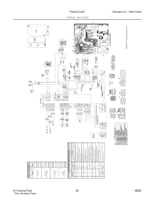 12 - Wiring Diagram parts for Electrolux Refrigerator FRSS2323AB7 from AppliancePartsPros.com