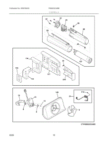 06 - Controls parts for Electrolux Refrigerator FRSS2323AB8 from AppliancePartsPros.com