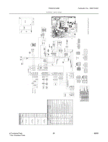 12 - Wiring Diagram parts for Electrolux Refrigerator FRSS2323AB8 from AppliancePartsPros.com