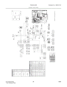 12 - Wiring Diagram parts for Electrolux Refrigerator FRSS2323AB9 from AppliancePartsPros.com