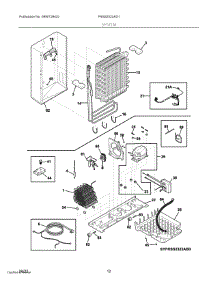 07 - System parts for Electrolux Refrigerator FRSS2323AD1 from AppliancePartsPros.com