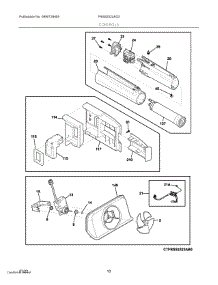 06 - Controls parts for Electrolux Refrigerator FRSS2323AD3 from AppliancePartsPros.com