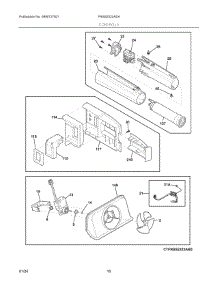 06 - Controls parts for Electrolux Refrigerator FRSS2323AD4 from AppliancePartsPros.com
