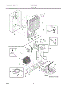 07 - System parts for Electrolux Refrigerator FRSS2323AD9 from AppliancePartsPros.com