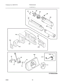 06 - Controls parts for Electrolux Refrigerator FRSS2323AD9 from AppliancePartsPros.com
