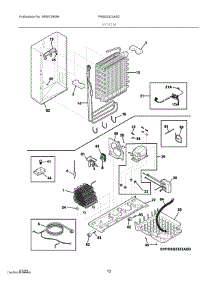 07 - System parts for Electrolux Refrigerator FRSS2323AS2 from AppliancePartsPros.com