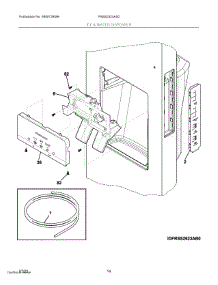 08 - Ice & Water Dispenser parts for Electrolux Refrigerator FRSS2323AS2 from AppliancePartsPros.com