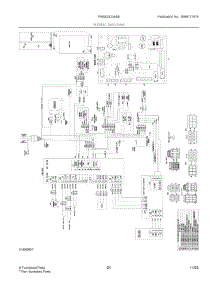12 - Wiring Diagram parts for Electrolux Refrigerator FRSS2323AS5 from AppliancePartsPros.com