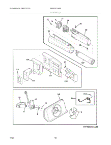 06 - Controls parts for Electrolux Refrigerator FRSS2323AS5 from AppliancePartsPros.com