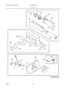06 - Controls parts for Electrolux Refrigerator FRSS2323AS9 from AppliancePartsPros.com