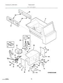 09 - Ice Container parts for Electrolux Refrigerator FRSS2323AW1 from AppliancePartsPros.com