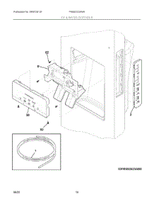 08 - Ice & Water Dispenser parts for Electrolux Refrigerator FRSS2323AW4 from AppliancePartsPros.com