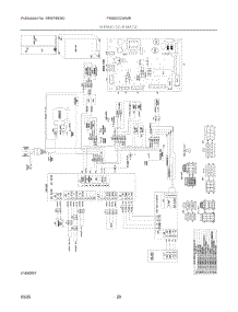 11 - Wiring Schematic parts for Electrolux Refrigerator FRSS2323AW6 from AppliancePartsPros.com