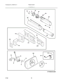 06 - Controls parts for Electrolux Refrigerator FRSS2323AW7 from AppliancePartsPros.com