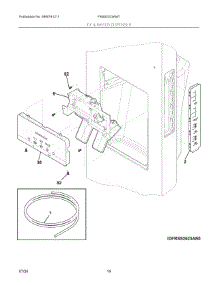 08 - Ice & Water Dispenser parts for Electrolux Refrigerator FRSS2323AW7 from AppliancePartsPros.com