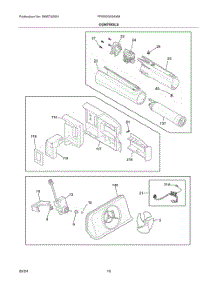 06 - Controls parts for Electrolux Refrigerator FRSS2323AW8 from AppliancePartsPros.com