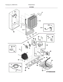 System parts for Electrolux Refrigerator FRSS2333AS0 from AppliancePartsPros.com