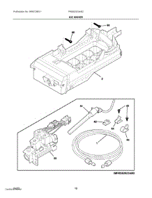 10 - Ice Maker parts for Electrolux Refrigerator FRSS2333AS2 from AppliancePartsPros.com
