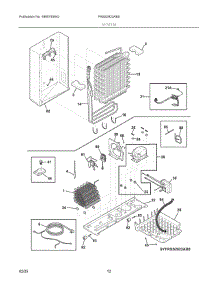 07 - System parts for Electrolux Refrigerator FRSS2623AB5 from AppliancePartsPros.com