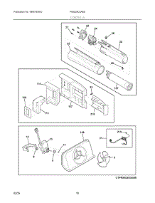 06 - Controls parts for Electrolux Refrigerator FRSS2623AB5 from AppliancePartsPros.com