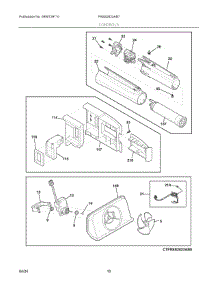 06 - Controls parts for Electrolux Refrigerator FRSS2623AB7 from AppliancePartsPros.com