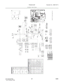 12 - Wiring Diagram parts for Electrolux Refrigerator FRSS2623AB7 from AppliancePartsPros.com