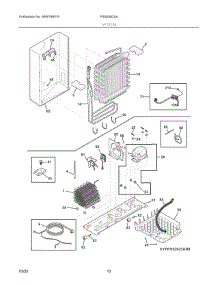 07 - System parts for Electrolux Refrigerator FRSS2623AB8 from AppliancePartsPros.com