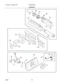 06 - Controls parts for Electrolux Refrigerator FRSS2623AB9 from AppliancePartsPros.com