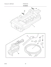 10 - Ice Maker parts for Electrolux Refrigerator FRSS2623AD9 from AppliancePartsPros.com