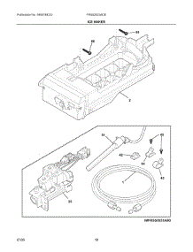 10 - Ice Maker parts for Electrolux Refrigerator FRSS2623ADE from AppliancePartsPros.com