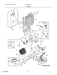 07 - System parts for Electrolux Refrigerator FRSS2623AS9 from AppliancePartsPros.com