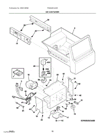 09 - Ice Container parts for Electrolux Refrigerator FRSS2623AS9 from AppliancePartsPros.com