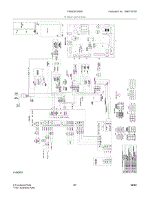 12 - Wiring Diagram parts for Electrolux Refrigerator FRSS2623AW5 from AppliancePartsPros.com