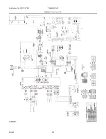 11 - Wiring Schematic parts for Electrolux Refrigerator FRSS2623AW5 from AppliancePartsPros.com