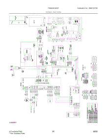 12 - Wiring Diagram parts for Electrolux Refrigerator FRSS2623AW7 from AppliancePartsPros.com