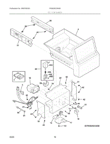 09 - Ice Container parts for Electrolux Refrigerator FRSS2623AWA from AppliancePartsPros.com