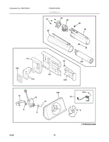 06 - Controls parts for Electrolux Refrigerator FRSS2623AWA from AppliancePartsPros.com