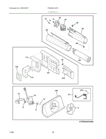 06 - Controls parts for Electrolux Refrigerator FRSS26L3AFA from AppliancePartsPros.com