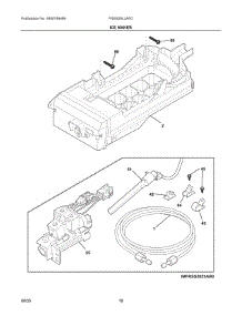 10 - Ice Maker parts for Electrolux Refrigerator FRSS26L3AFD from AppliancePartsPros.com