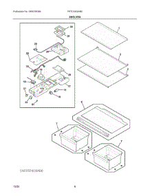 04 - Shelves parts for Electrolux Refrigerator FRTD1830AB0 from AppliancePartsPros.com