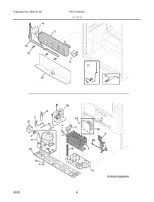 04 - System parts for Electrolux Freezer FRUF2020AN2 from AppliancePartsPros.com