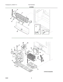 04 - System parts for Electrolux Freezer FRUF2020AW3 from AppliancePartsPros.com