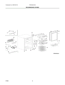 02 - Recommended Spares parts for Electrolux FRWW4543AS from AppliancePartsPros.com