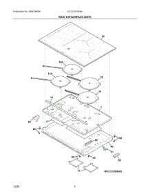 03 - Main Top / Surface Units parts for Electrolux GCCI3047ASA from AppliancePartsPros.com