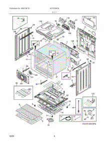 03 - Body parts for Electrolux Range GCFE306CBFB from AppliancePartsPros.com