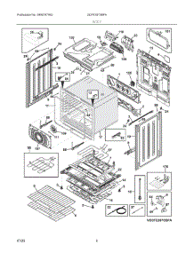 03 - Body parts for Electrolux Range GCFE3070BFA from AppliancePartsPros.com