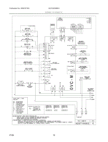 07 - Wiring Schematic parts for Electrolux Range GCFG3059BFA from AppliancePartsPros.com