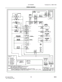 07 - Wiring Diagram parts for Electrolux Range GCFI3060BFA from AppliancePartsPros.com